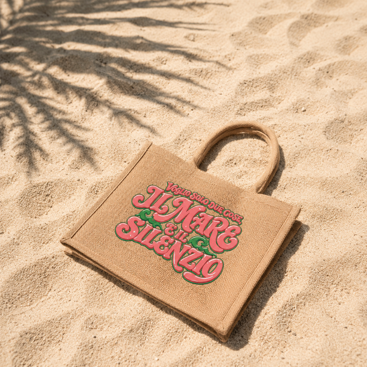 Tote Bag – “Voglio solo due cose: il Mare e il Silenzio”